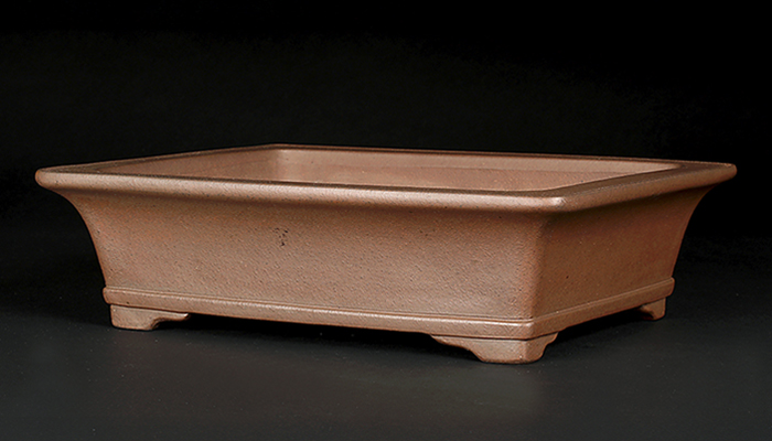 裕士外縁下紐長方鉢