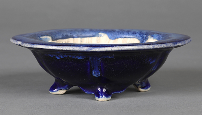 福茂瑠璃釉丸鉢