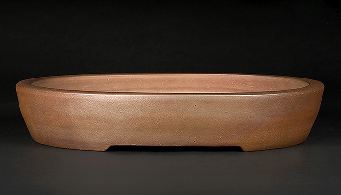 行山切立楕円鉢