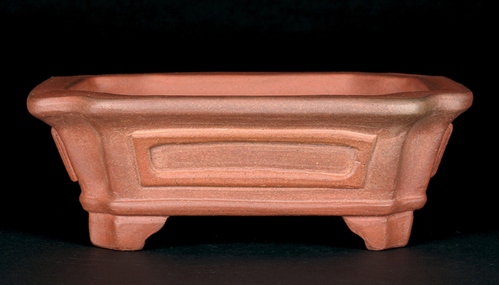 行山外縁隅切額面長方鉢