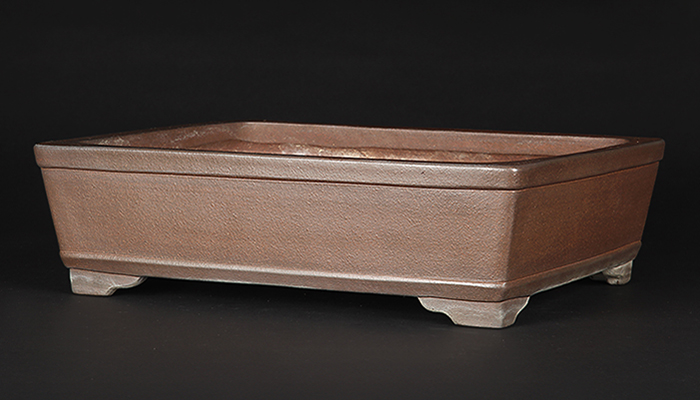 裕士上下帯長方鉢