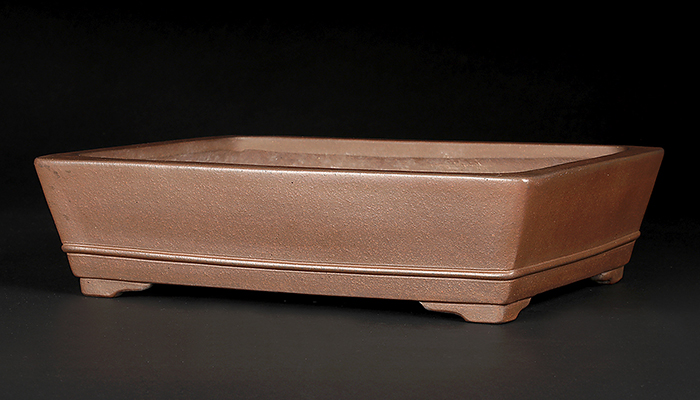 裕士外縁下紐長方鉢