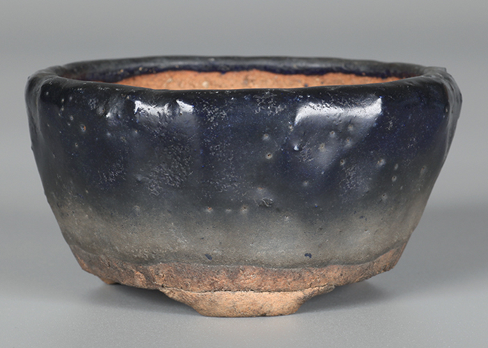 東福寺瑠璃釉手びねり丸鉢